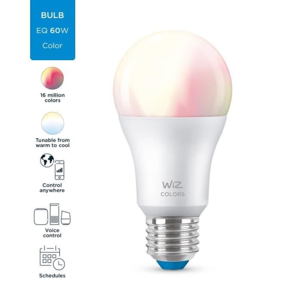 WiZ Color smart lampa E27 60W