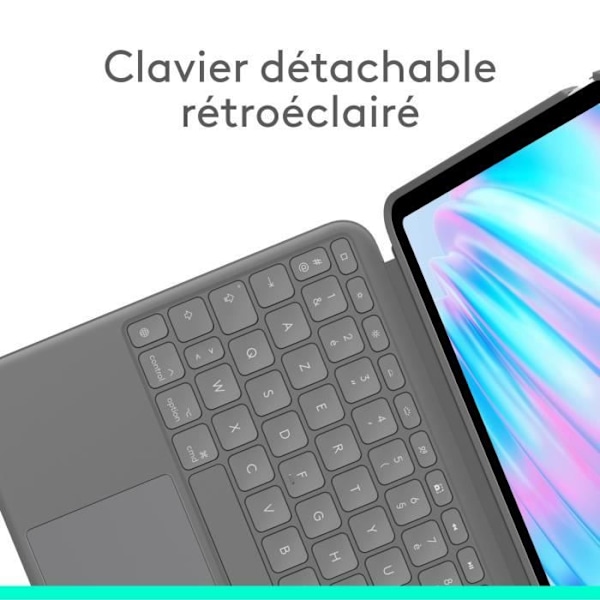 Logitech Combo Touch tangentbordsfodral för 11-tums iPad Air (M2)