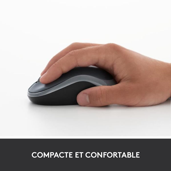 Logitech trådlös optisk mus - M185 Blue