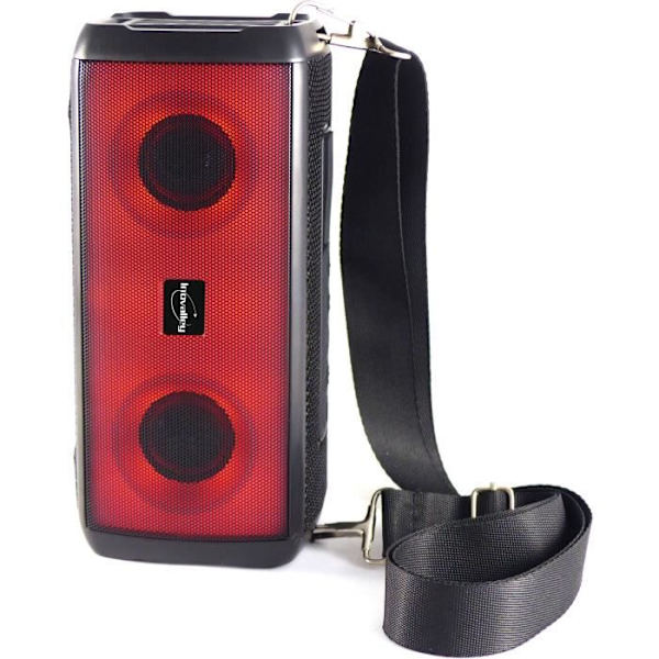 Bluetooth-ljushögtalare - INOVALLEY - HP345-B - 10W - LEDs - Bluetooth V5.3 - Micro - TWS - FM - USB 2.0 - micro SD - AUX-IN