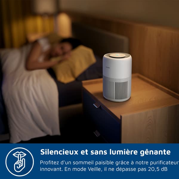 Luftrenare - PHILIPS - AC0920/10 - 250 m³/h - 65 m² - Vit
