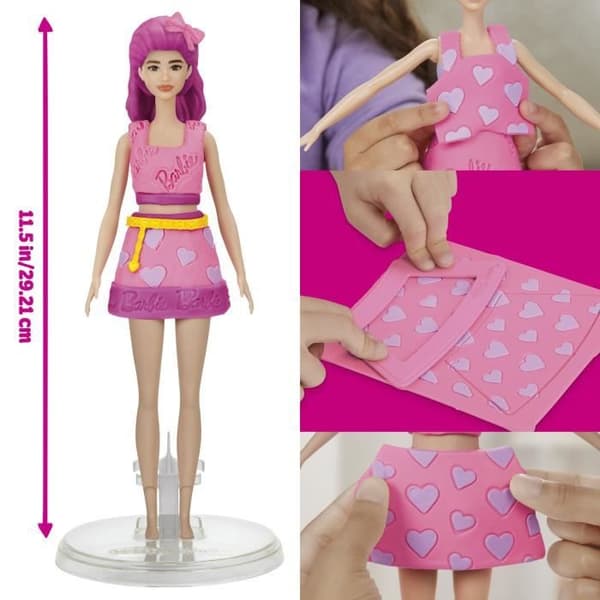 Play-Doh Barbie Hjärtan och Hår, Modellera Set