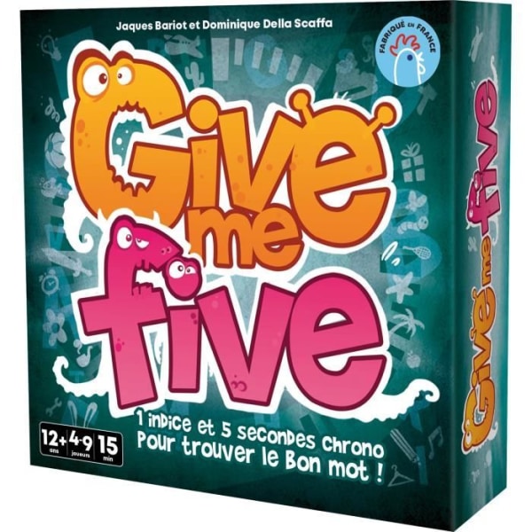 Ge mig fem - Asmodee - Lagkommunikationsspel - 12 åringar