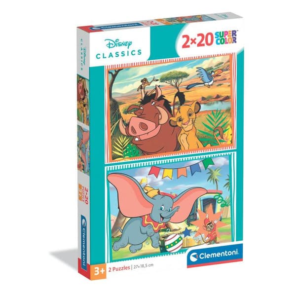 CLEMENTONI - 2x20 bitar - Disney Klassiker