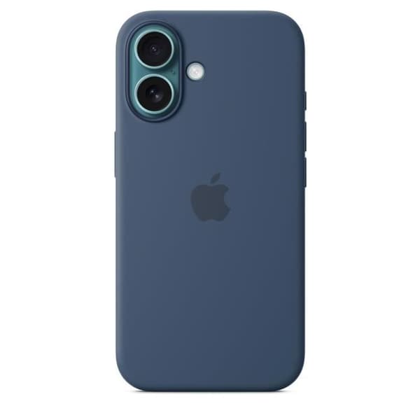 APPLE iPhone 16 - Silikonfodral med MagSafe - Denim