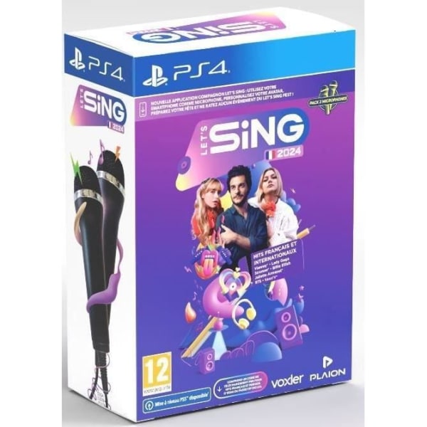 Let's Sing 2024 - PS4-spel - Med 2 mikrofoner