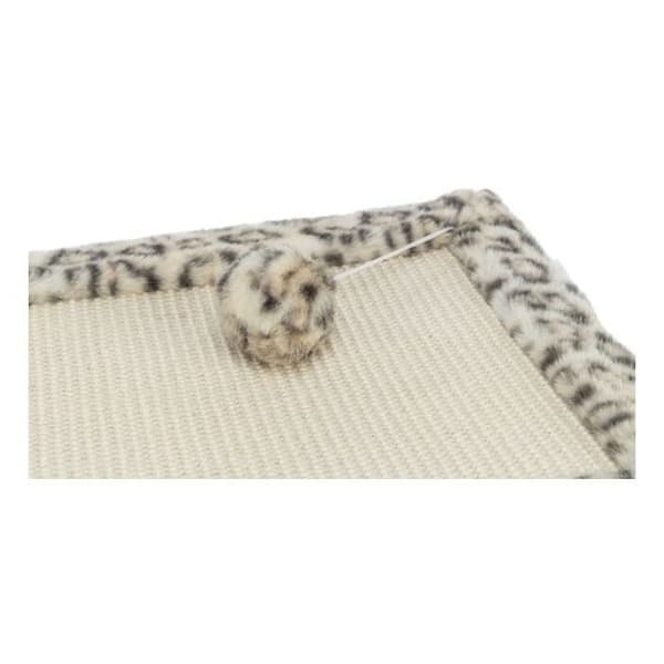 Klösmatta - TRIXIE - LEO - 55 x 35 cm - Krämfärgad leopardmönstrad