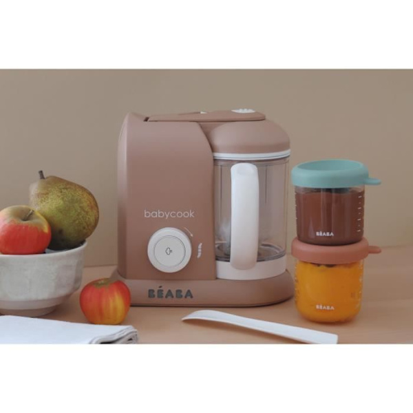 BEABA EXCLUSIVE, Babycook solo, 4 i 1 babyrobot, spis-mixer, Pralin