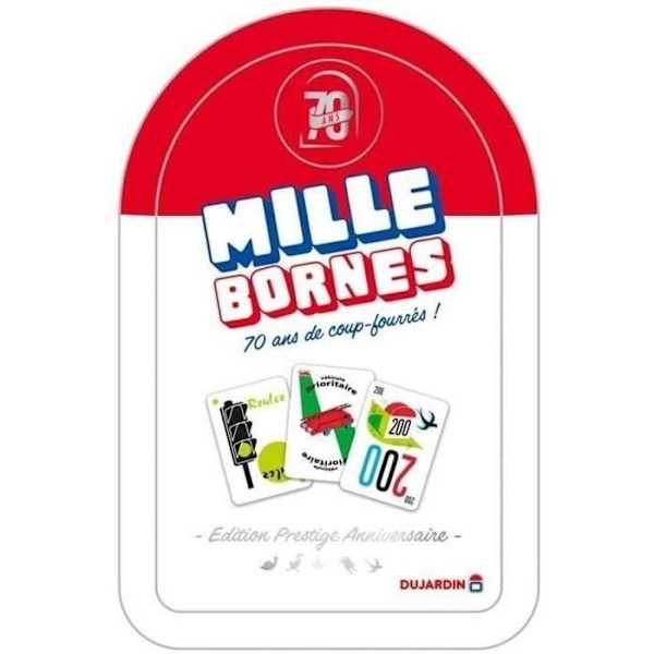 MILLE BORNES PRESTIGE 70 - Kortspel - DUJARDIN - Återupptäck klassikern i en prestigeversion för 70-årsdagar!