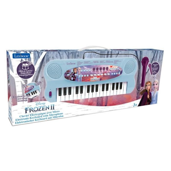 LEXIBOOK - Frozen II - Elektroniskt tangentbord med mikrofon (32 tangenter)