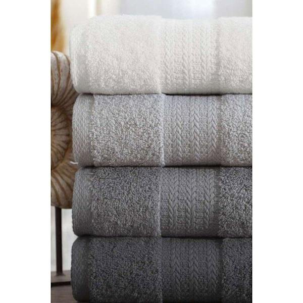 Set med 4 handdukar - 50 x 85 cm - Grå