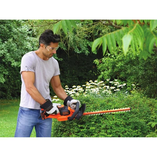 BLACK & DECKER Trådlös häcktrimmer GTC18452PC 18 V