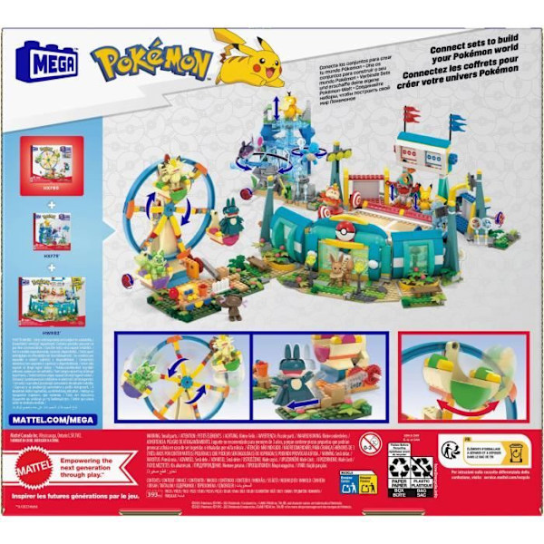 MEGA Pokémon-Box The Big Wheel-Toy för att bygga HXF80