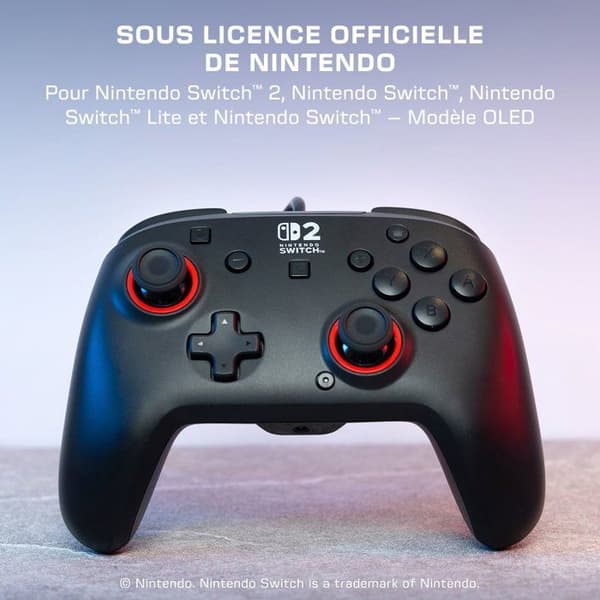 RGB-trådbunden spelkontroll - TURTLE BEACH - Rematch för Nintendo Switch 2 - Svart