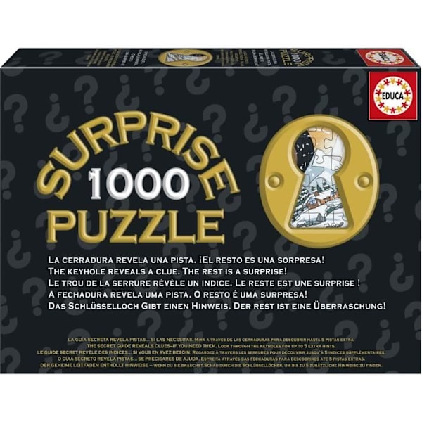 Pussel - EDUCA - ANTIK JUL - 1000 bitar