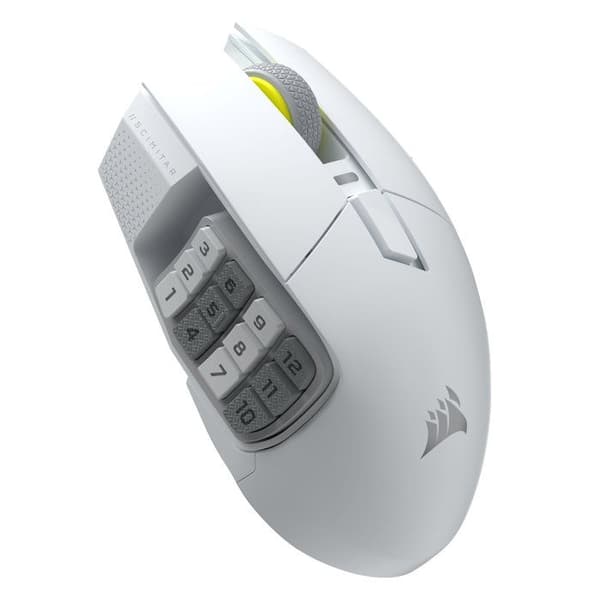 Gamingmus - Trådlös - Corsair - Scimitar Elite WL SE - Vit