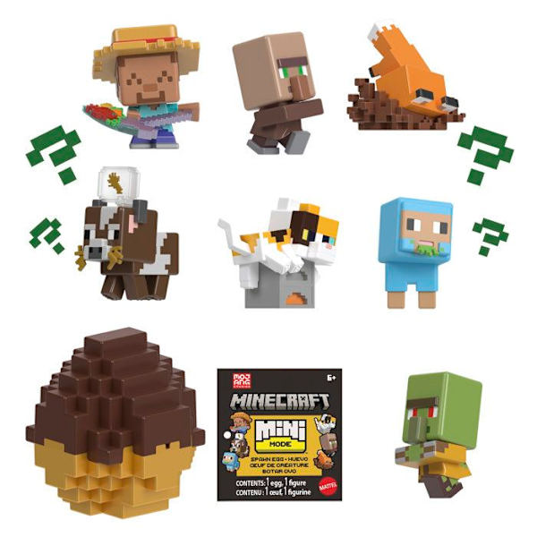 MINECRAFT MIX AV MINI SPAWN-ÄGG