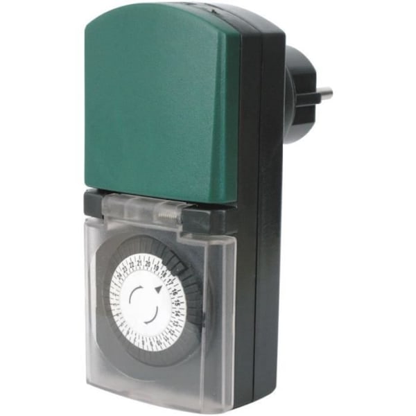 Mini utomhus mekanisk programmerare IP44 - GAO - 3680 W - Vit
