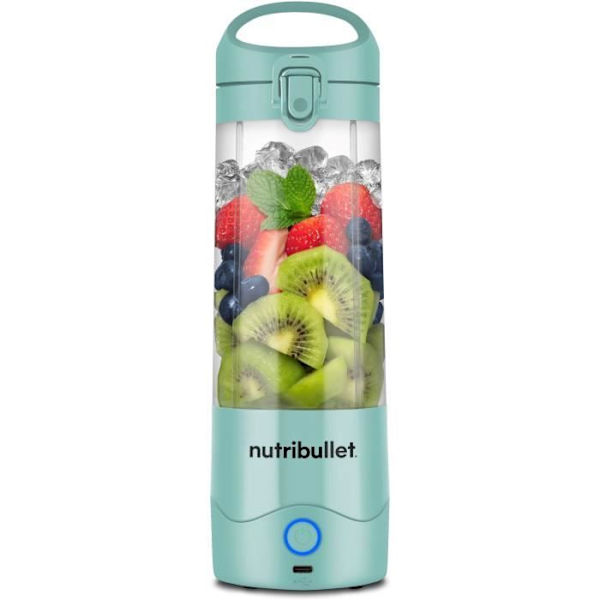Blender - NUTRIBULLET - NBP003LBL - Bärbar mixer - Ljusblå