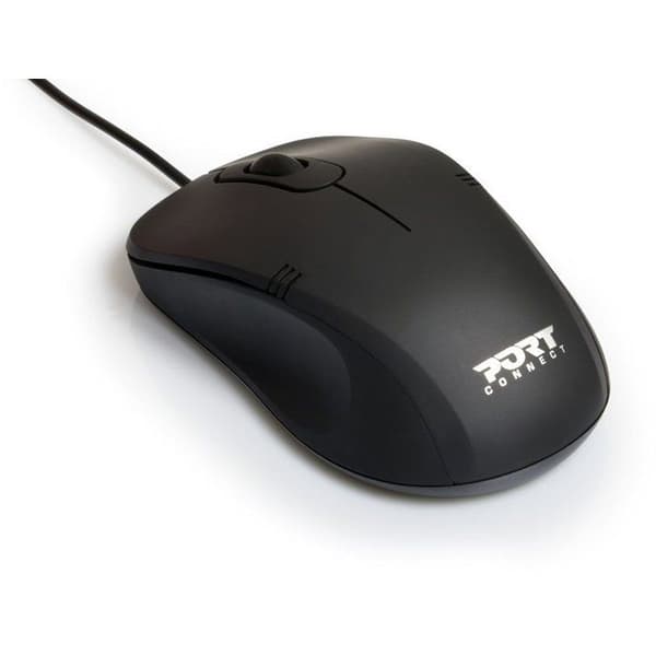 Trådbunden mus - PORT Designs - 900400-PRO - USB-A - Svart