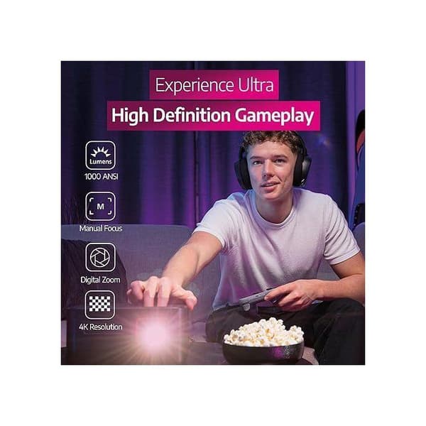 Videoprojektor - PHILIPS - Gamepix 900 - 4K UHD - 1000 ANSI lumen - LED - 120