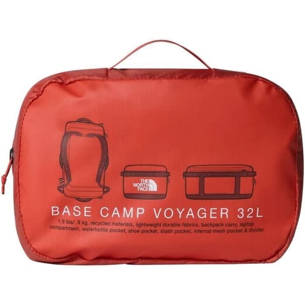 Ryggsäck - THE NORTH FACE - BASE CAMP VOYAGER DUFFEL - 32 L - Mars Dust / Sumac