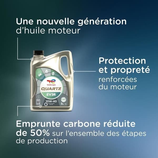 Motorolja - TOTALENERGIES - Quartz EV3R 10W-40 - 5L