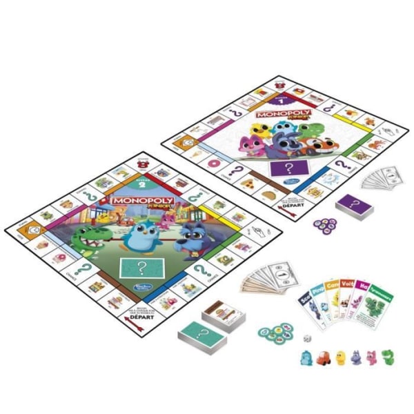Monopol Junior 2 i 1 - Barnbrädspel