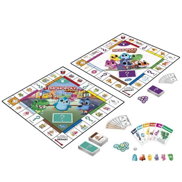 Monopoly Junior 2 i 1 - Brädspel för barn