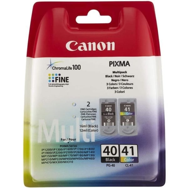 Canon PG-40 / CL41 Multipack färgbläckpatroner