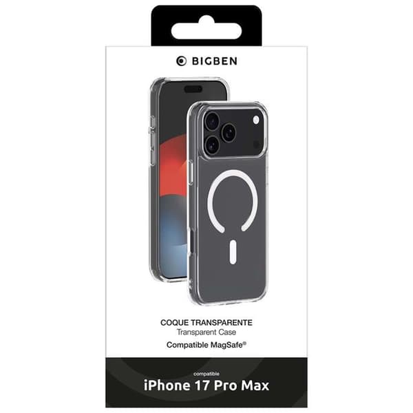 MagSafe-skal - iPhone17 Pro Max - Hybrid - Genomskinlig