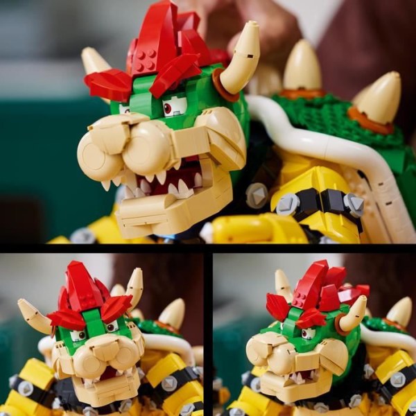 LEGO SUPER MARIO 71411 Den kraftfulla bowser, figur, konstruktionssats, insamling, gåva