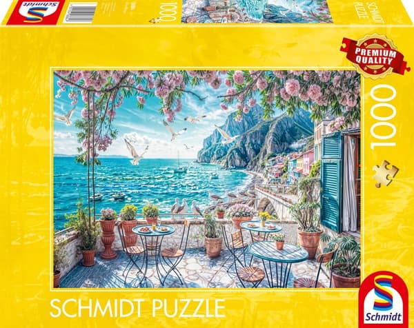 Pussel - SCHMIDT SPIELE - Strandterrass - 1000 bitar - Från 12 år