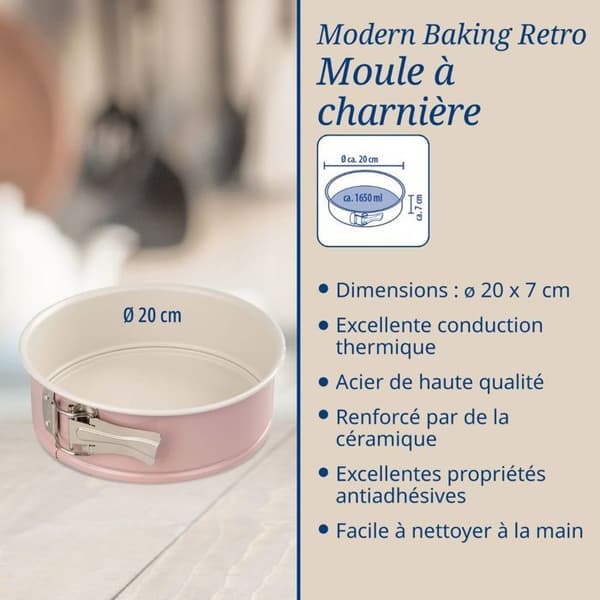 Set med 2 kakformar och lagerformar - DR oetker - Retro - 18 och 20 cm