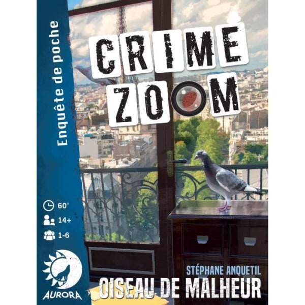 Crime Zoom: Bird of Misfortune - Asmodee - Undersökningsspel - Ålder 14 - 30 minuter till 1 timme