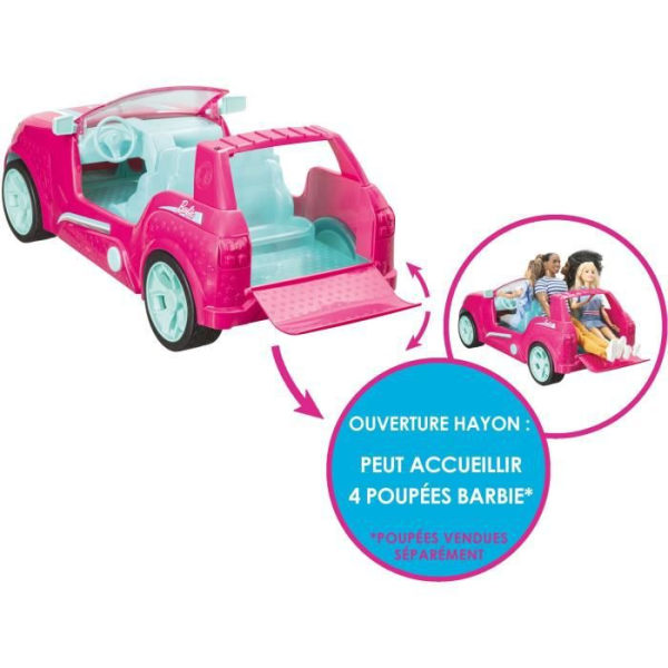 Mondo Motors - Fjärrkontrollbil - Cabriolet SUV - Barbie Cruiser