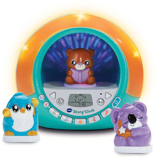 VTECH - STORY'CLOCK - MIN BERÄTTARVÄCKARKLOCKA - Blå