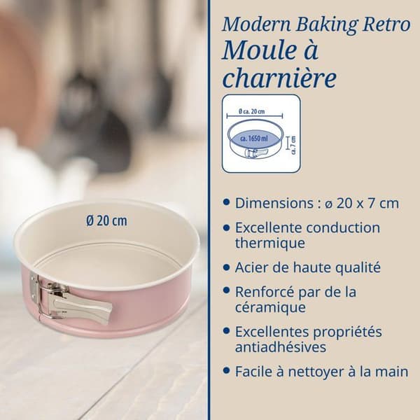 Set med 2 springformar - DR oetker - Retro - 18 och 20 cm