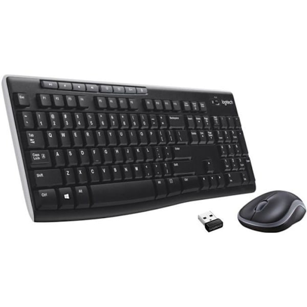 LOGITECH MK270 Mouse Keyboard Set - Wireless - AZERTY