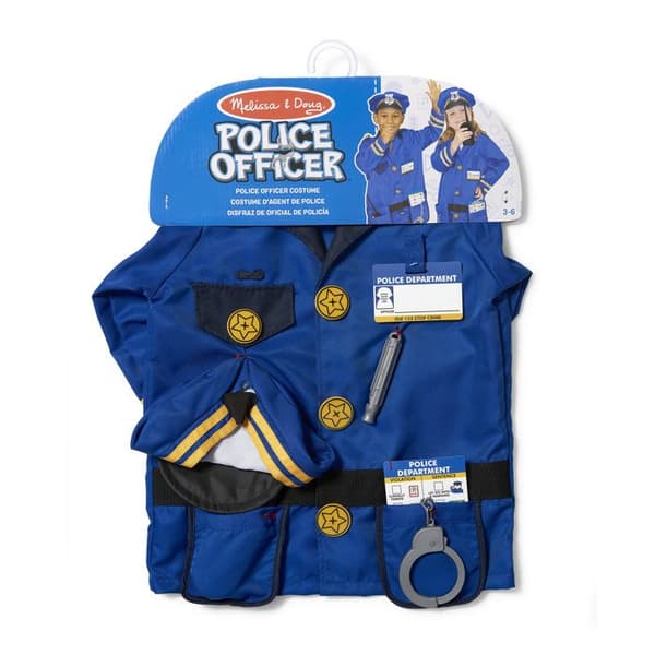 Melissa & Doug polisdräktpaket + tillbehör
