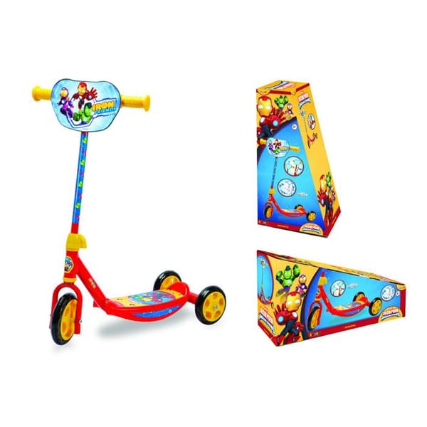Smoby - Iron Man Scooter - 3 hjul - Från 3 år