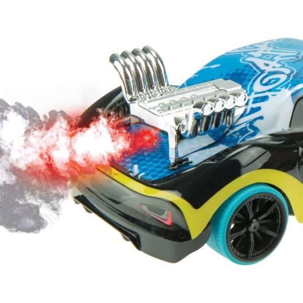 EXOST - XMOKE - Fjärrkontrollbil Graffitilook som röker - vattenånga rök - Från 5 år
