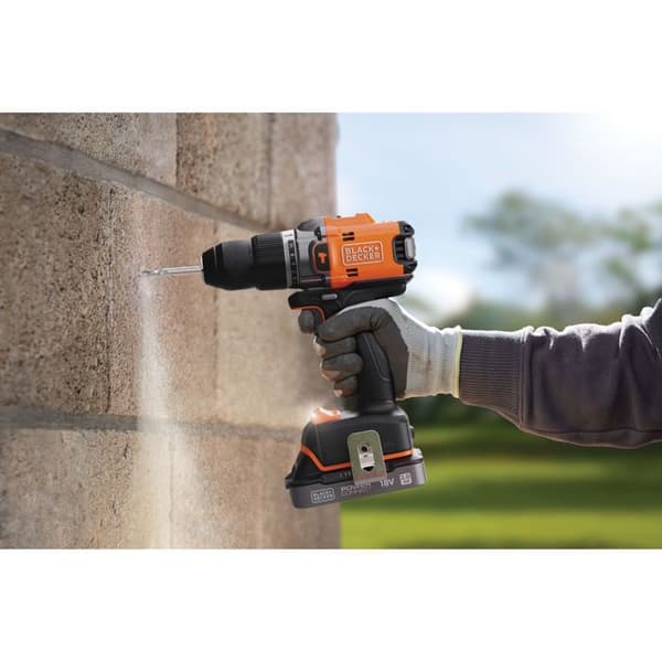 Black+Decker BLD683XN-XJ 18V slagborrmaskin - miljövänlig - batteri ingår ej