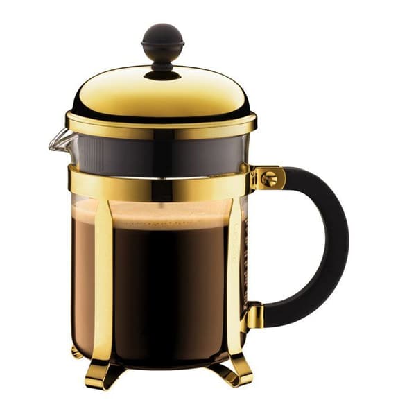 Fransk pressemaskine - BODUM - CHAMBORD - 0,5 L - 4 kopper - Rustfrit stål