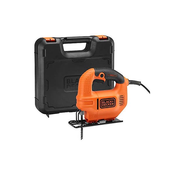 Sticksåg - BLACK+DECKER - BES410K - 410W - Integrerad dammfläkt - U-format blad för trä