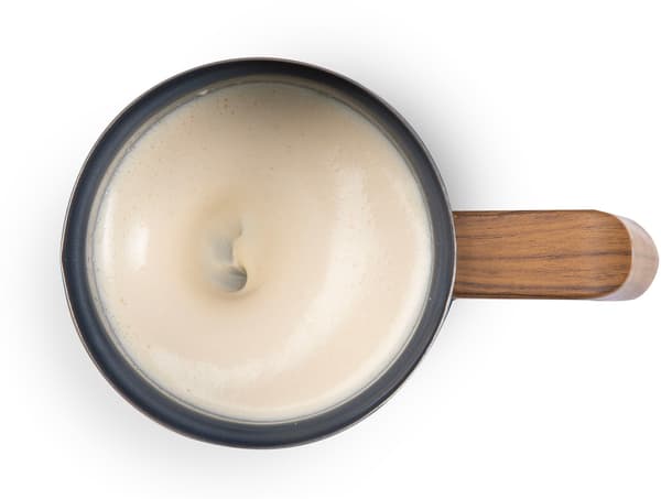 Mjölkskummare - DOMO - DO745MF - 500 W - 150 ml - 360° bas - Grå/Trä