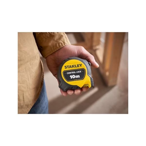 Mått 10M X 25MM dubbelmärkt STANLEY MAGNETIC CONTROL-LOCK - STHT37233-0