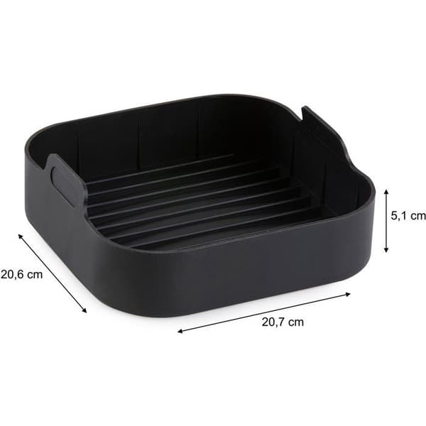 AirFryer-tillbehör - DOMO - 12 delar - Svarta