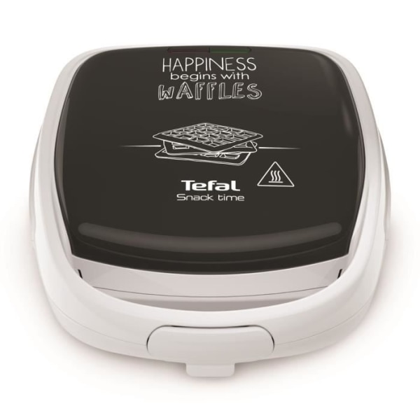 TEFAL SW341112 Snack Time Happiness Waffle Croque, Tallrikspel ingår, Indikatorlampa, Handtagsspärr, Vertikal förvaring