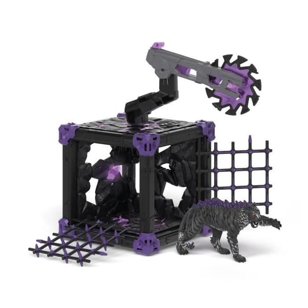 BattleCave Mörk Tiger Lekset, Schleich 42739 Eldrador Varelser Serie